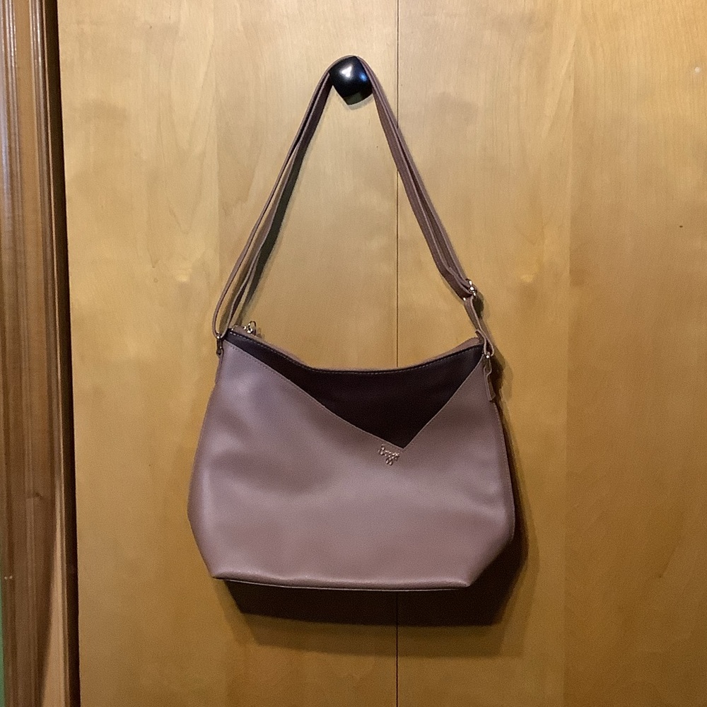 Baggit brown and mauve shoulder bag